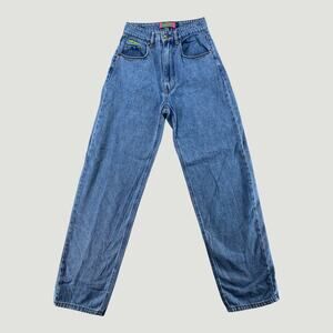 Empyre Skate Jeans Blue Straight Leg Y2K Baggy Denim Cotton 0